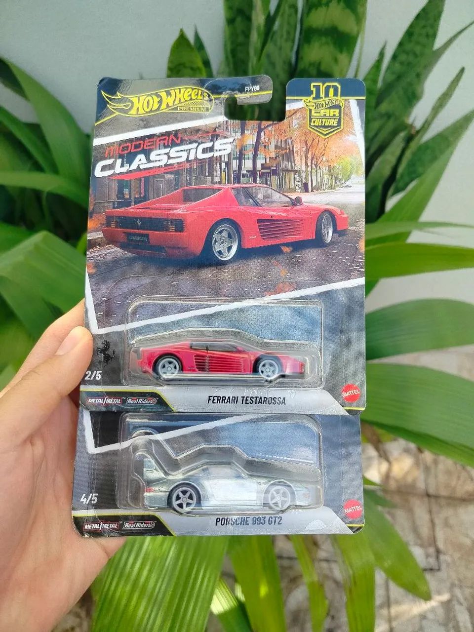 Ferrari testarossa e porsche 993 gt2 