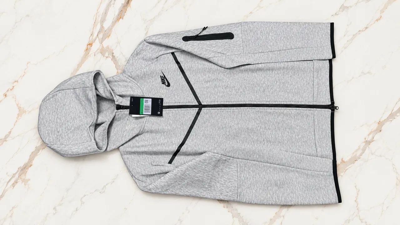 Blusa Nike tech fleece cinza