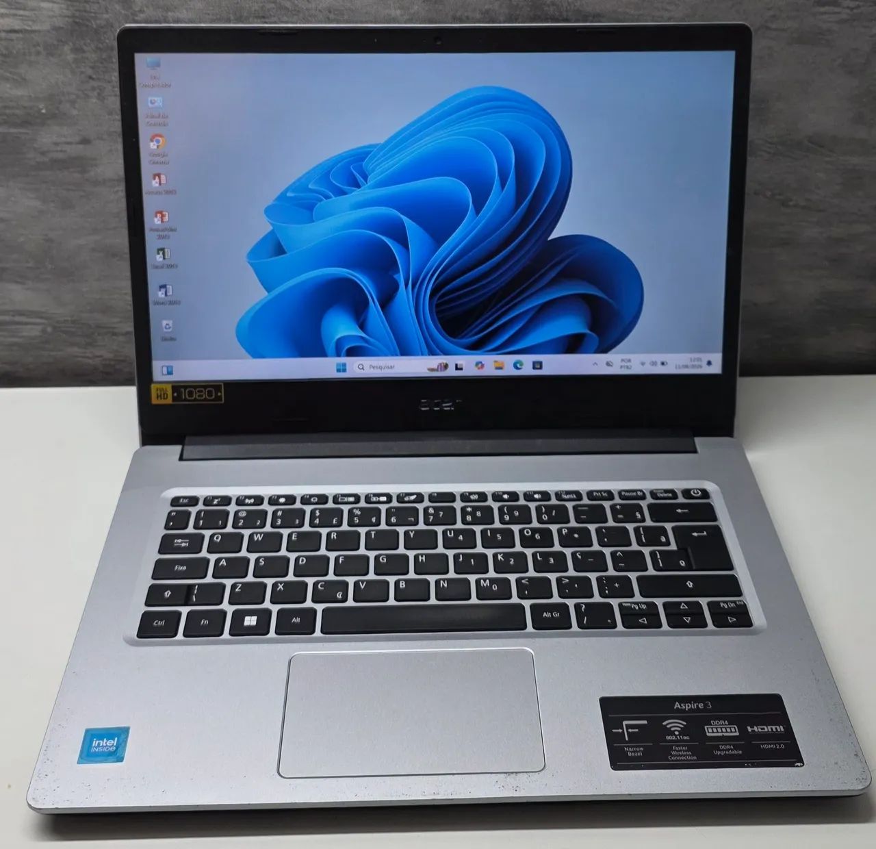 Notebook Intel Celeron 4gb ram/Ssd 128 gb