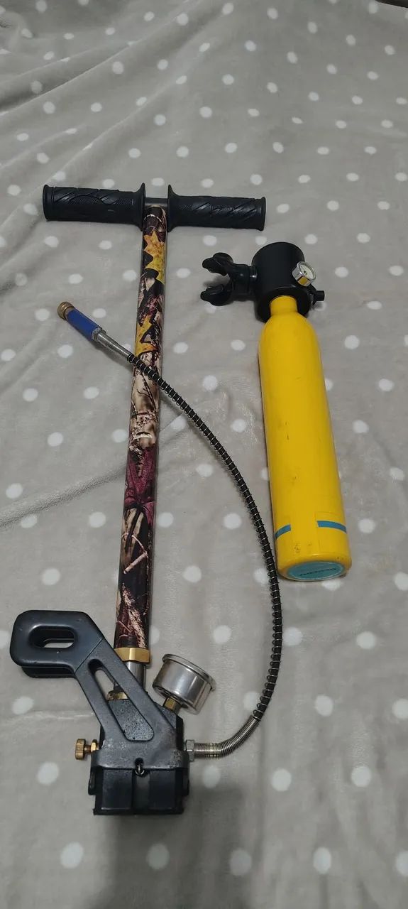 Vendo mini cilindro de mergulho e bomba de Auta pressão em perfeito estado - Foto 5
