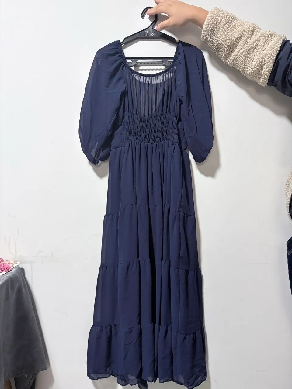 Vestido Longo Azul Marinho - Foto 2