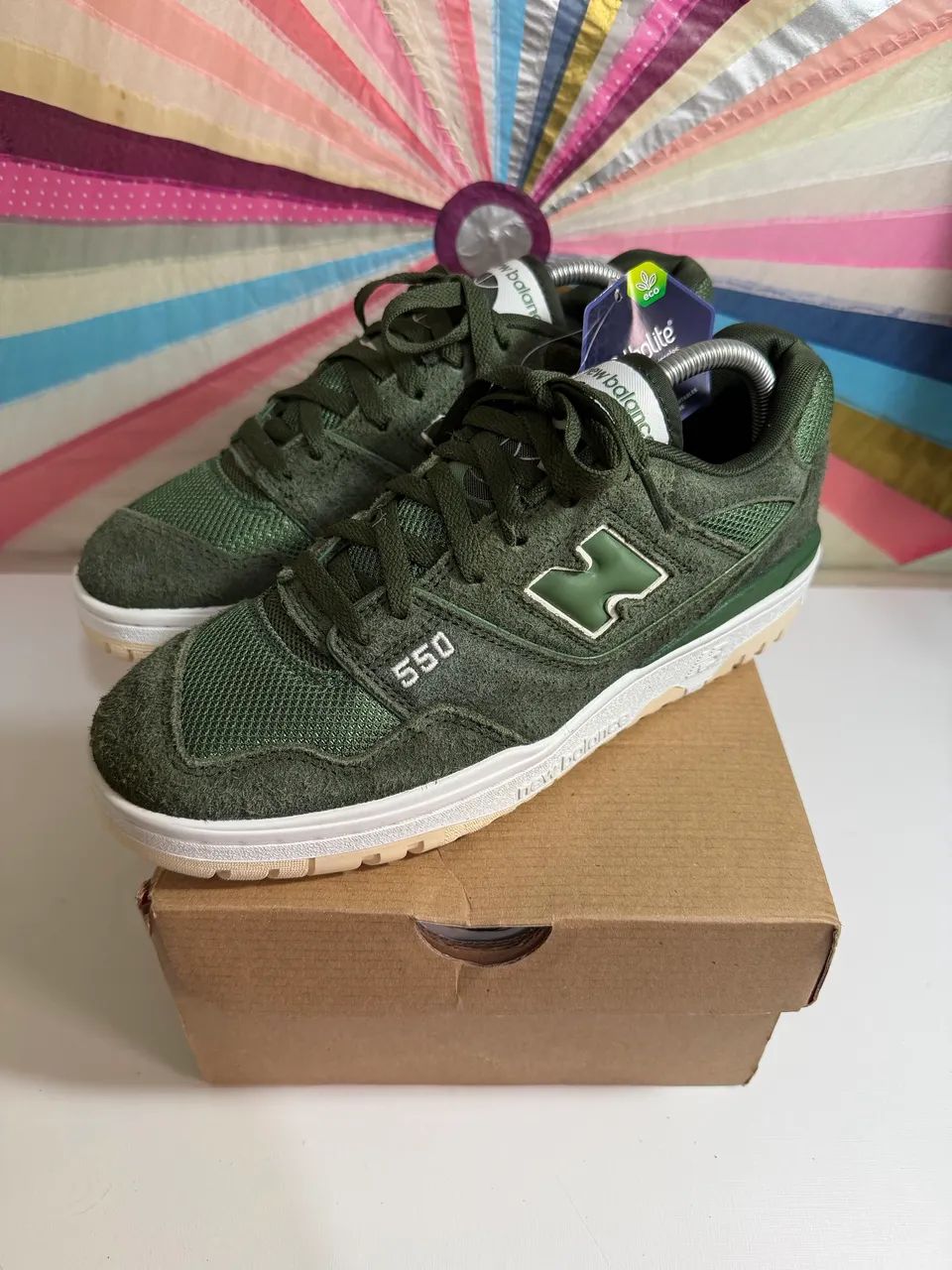 PSA10DB ギニュー 5503 New Balance 550 Olive Suede - Calçados - Vila Sônia, São Paulo