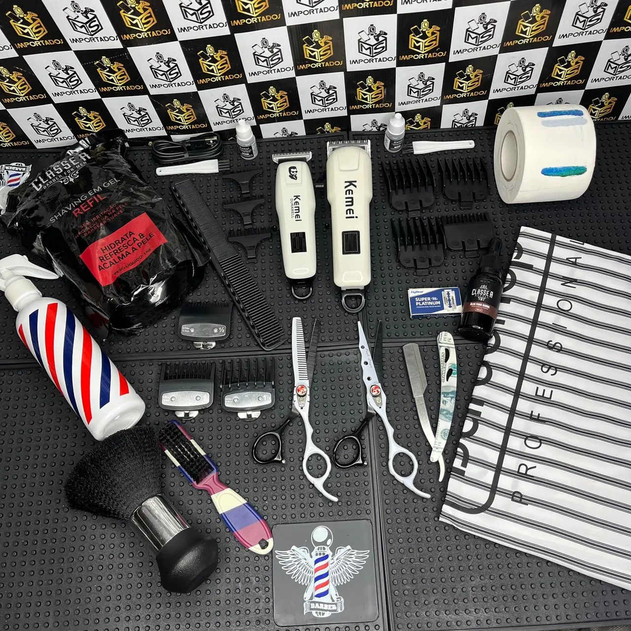 Kit Barbeiro Completo - Máquinas, Tesouras e Acessórios - Foto 2