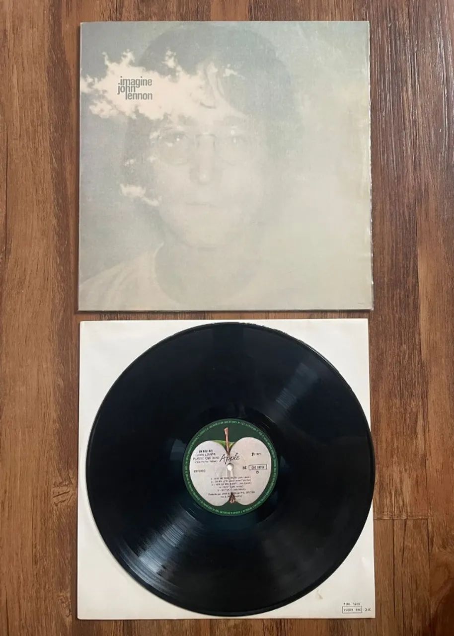 Vinil John Lennon Imagine Apple Records Original + Encarte - Foto 4