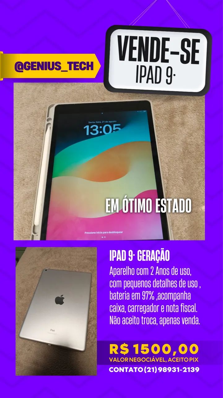 iPad 9? geração 