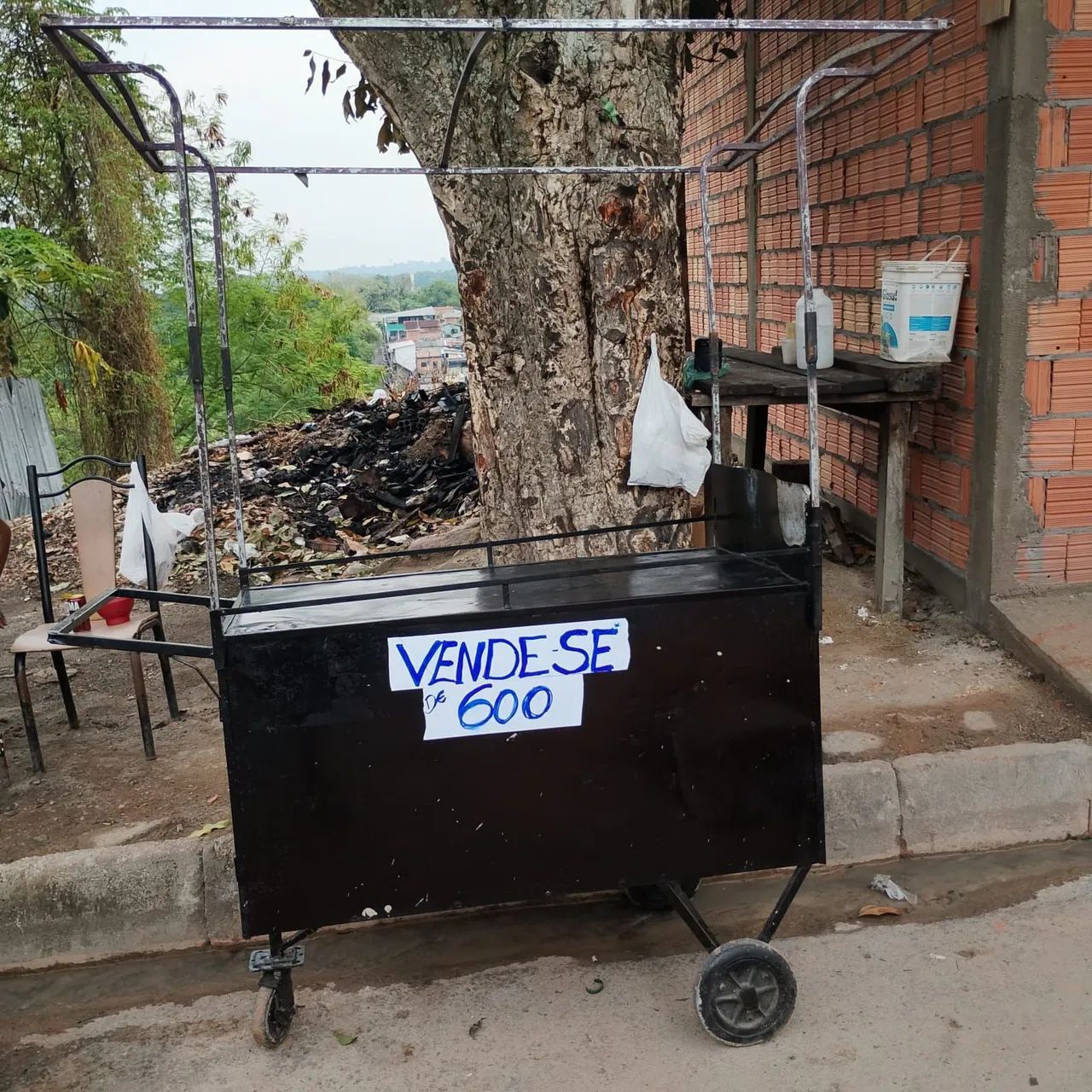 Carrinho para churrasco 