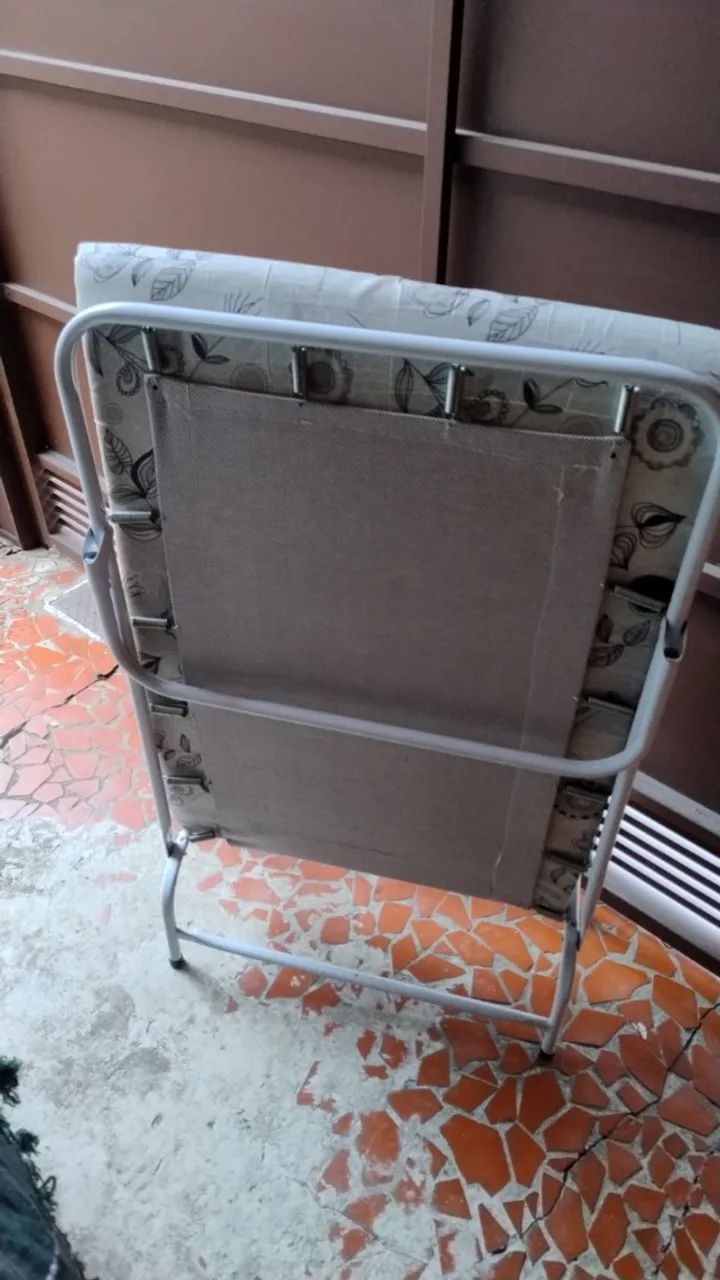 Cama de campanha dobrável  - Foto 2