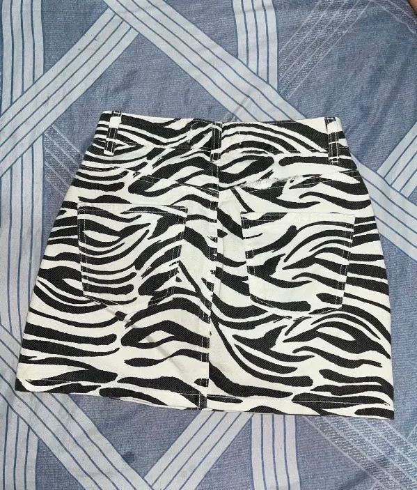 Saia Jeans Animal Print  - Foto 3