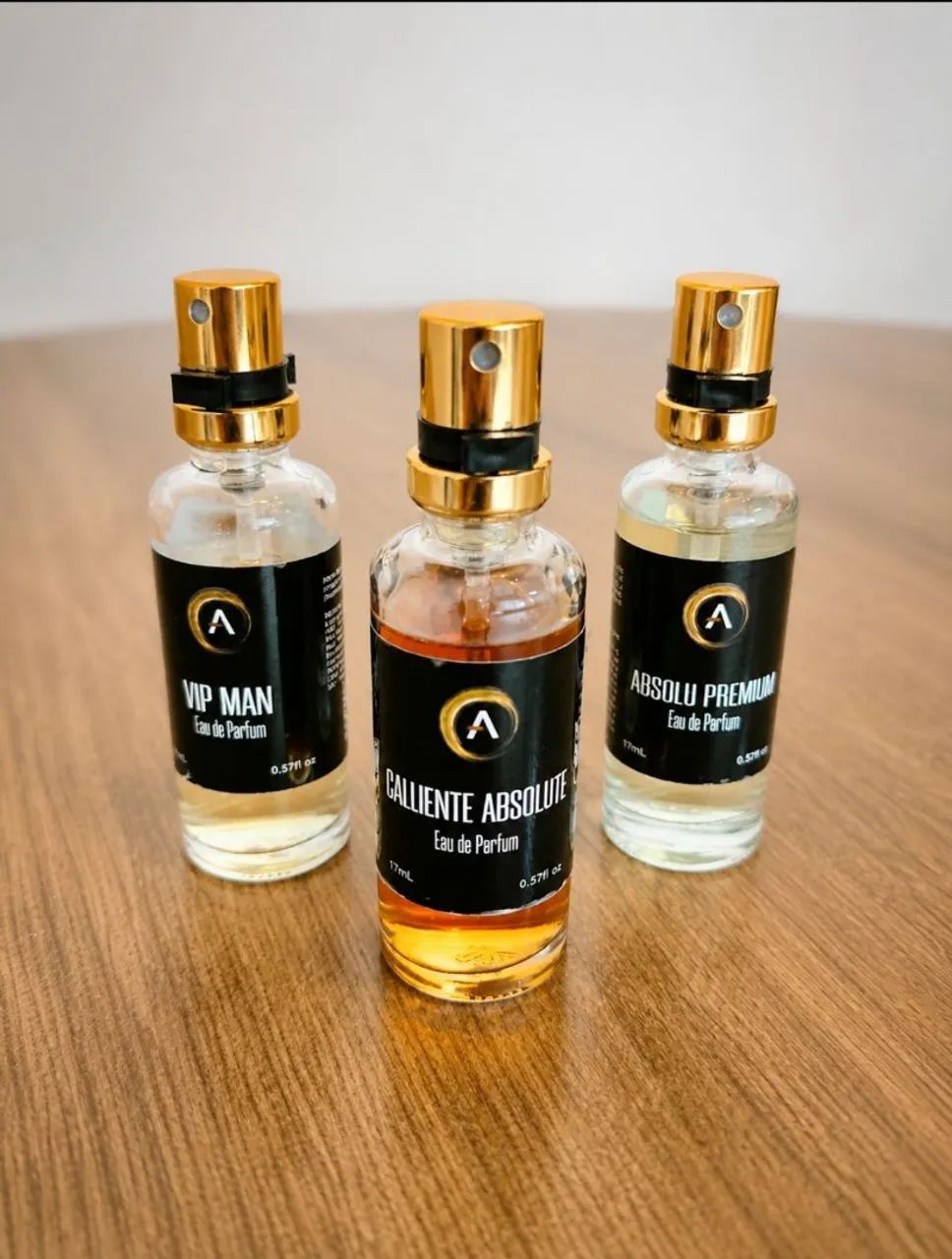 Kit 3 Azza Parfums 17 ml cada 