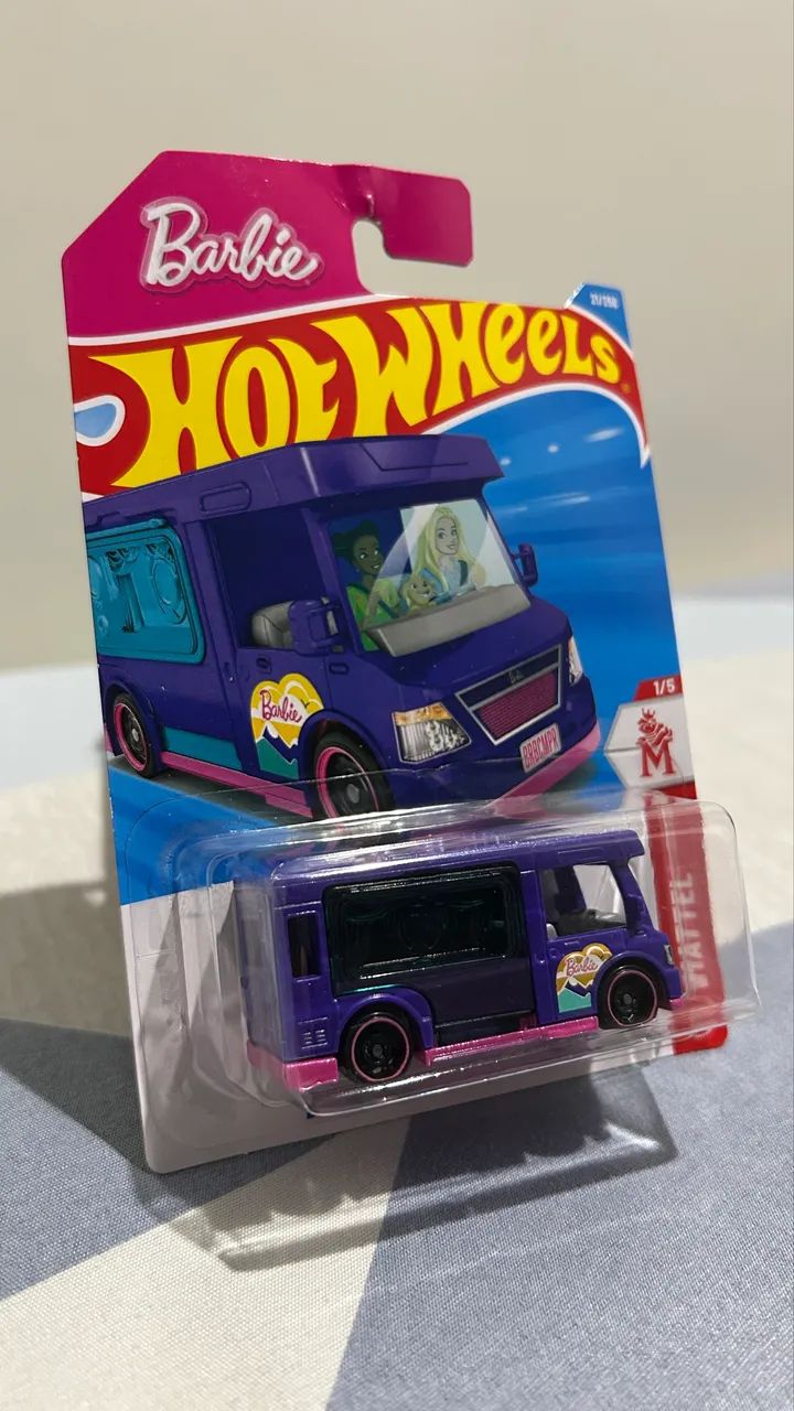 Hot Wheels Barbie Dream Camper Roxo - Foto 3