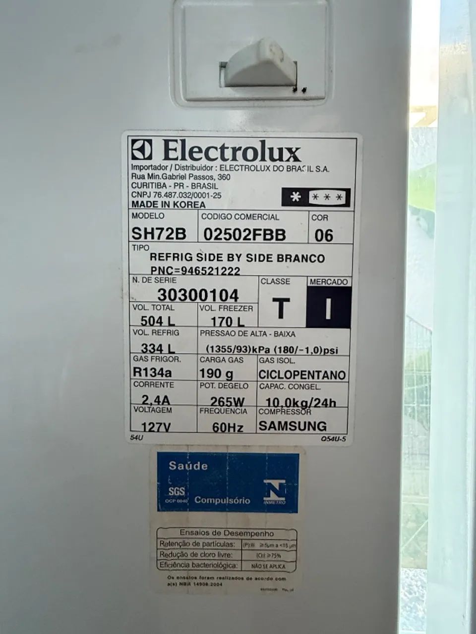 Refrigerador side by side Eletrolux - Foto 5