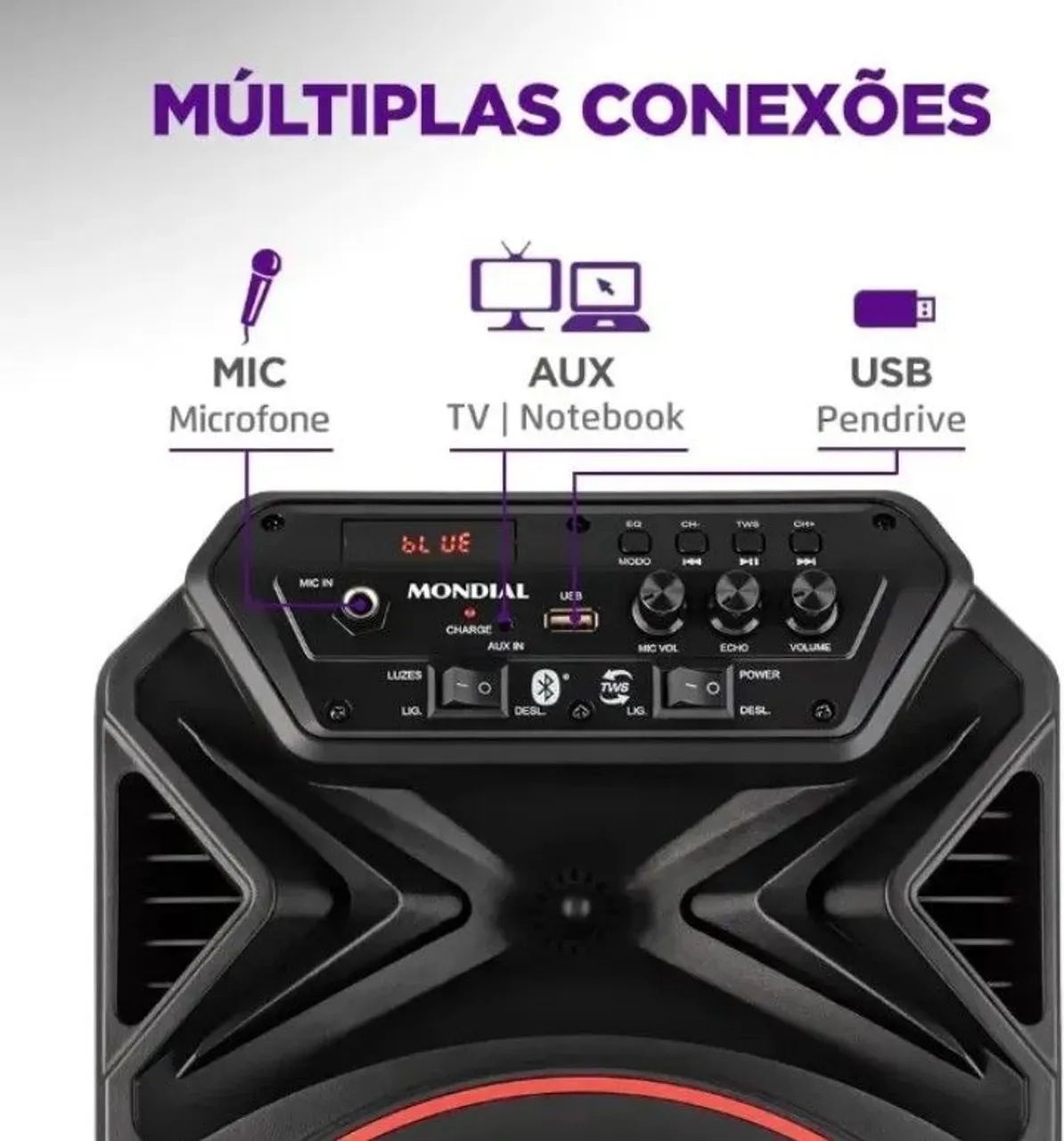 Caixa de som Amplificada  - Foto 3