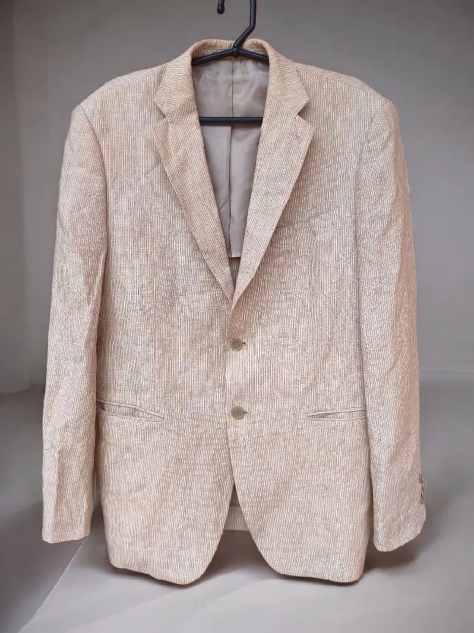 Blazer de linho importado plus size masculino Tam GG+