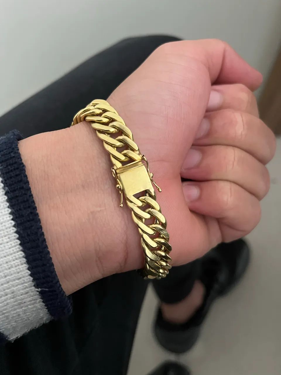 Pulseira Grossa Grumet Ouro 18k  - Foto 2