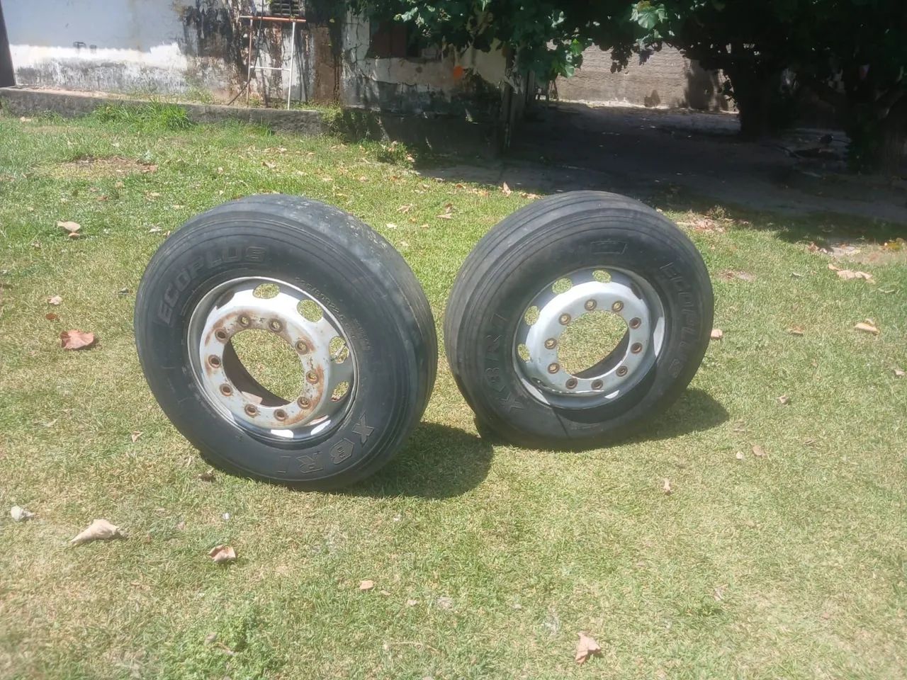 Vendo rodas do ônibus completa 