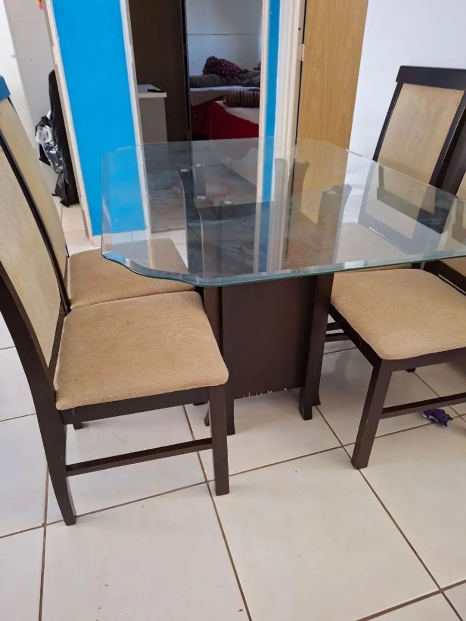 Mesa de jantar de 4 cadeiras  - Foto 4