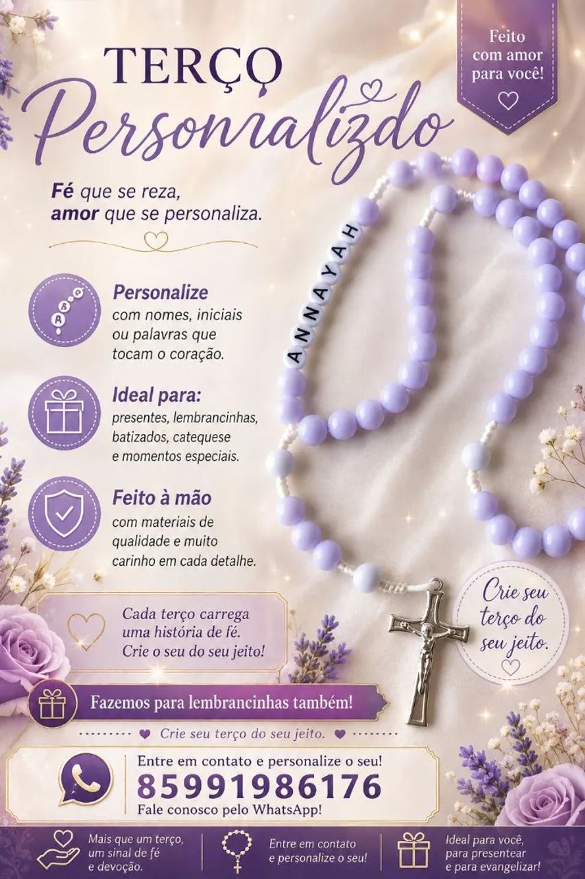 Terço Personalizado 