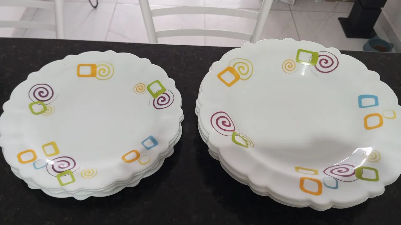 Jogo de 8 pratos perfeitos