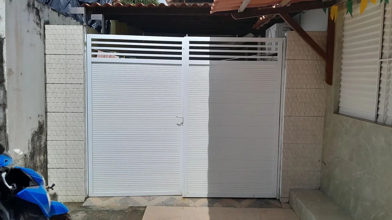 Portão de alumínio 