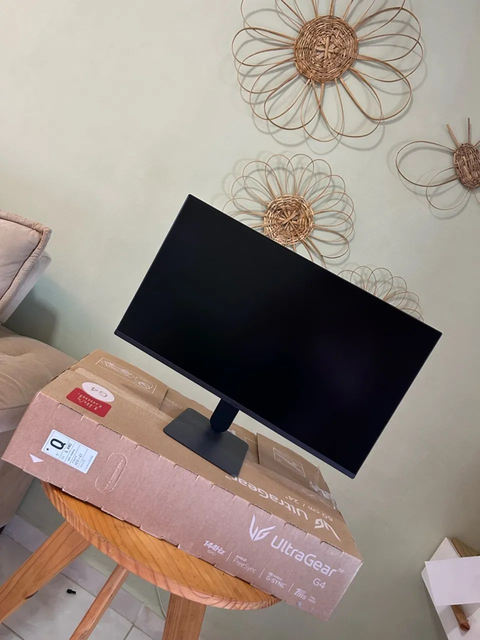 Monitor LG 24 Polegadas - 144 Hz Trabalho e Jogos!  - Foto 2