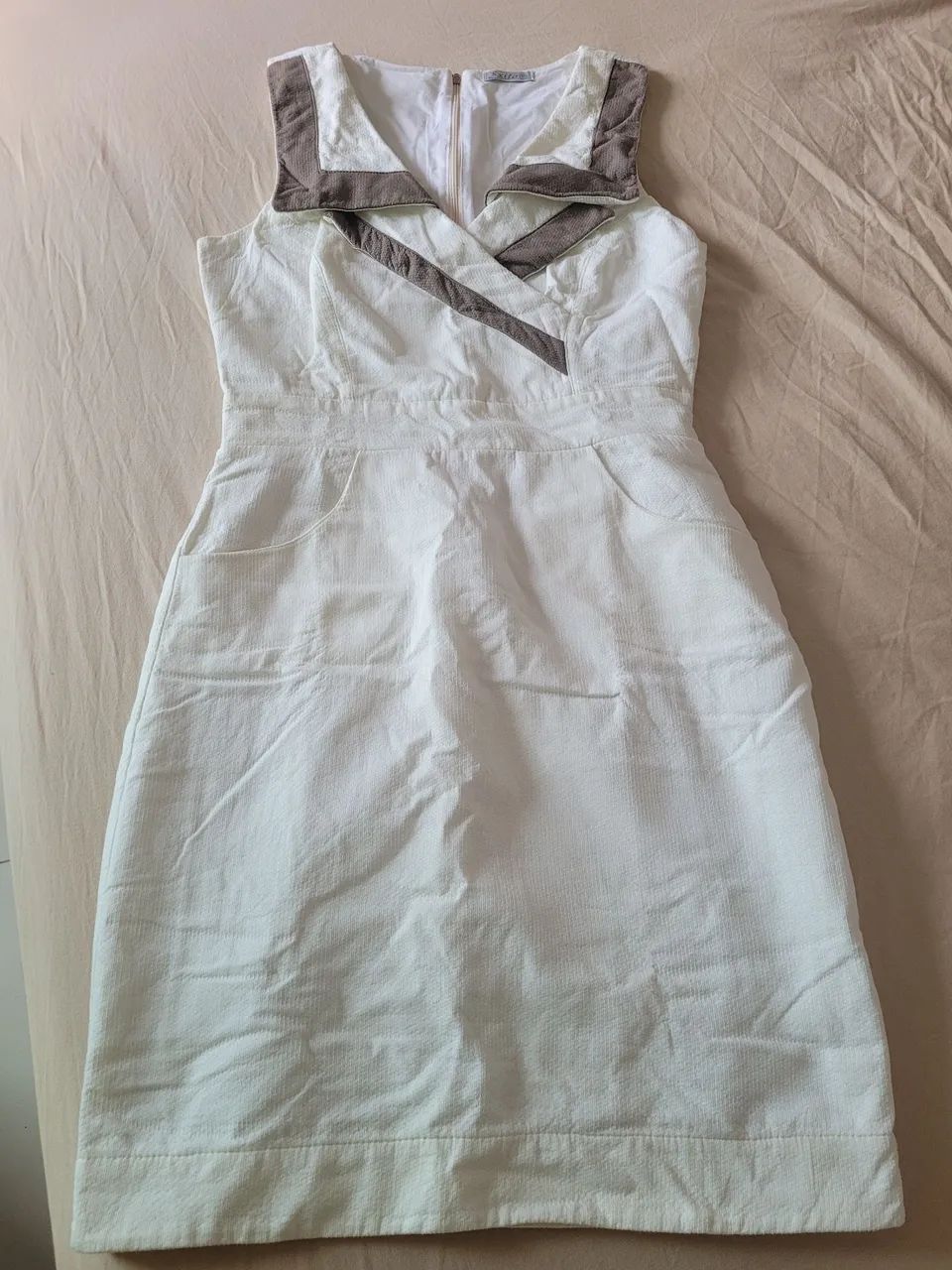 Vestido Creme P