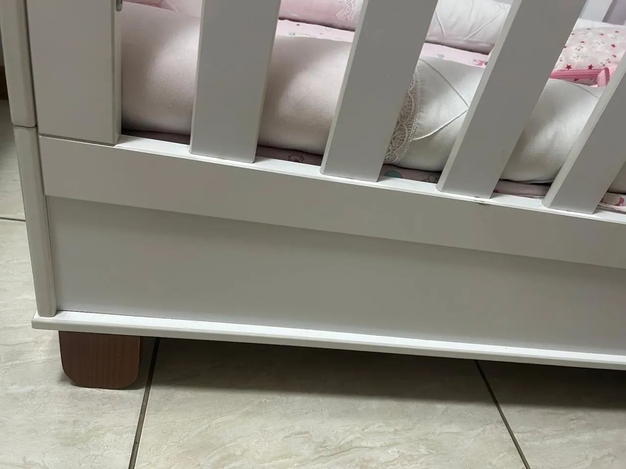 Berço Branco - Matic - Pé de Picolé  - Foto 5