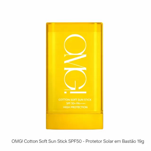 OMG Cotton Soft Sun Stick Spf50 - Protetor Solar em Bastão 19G
