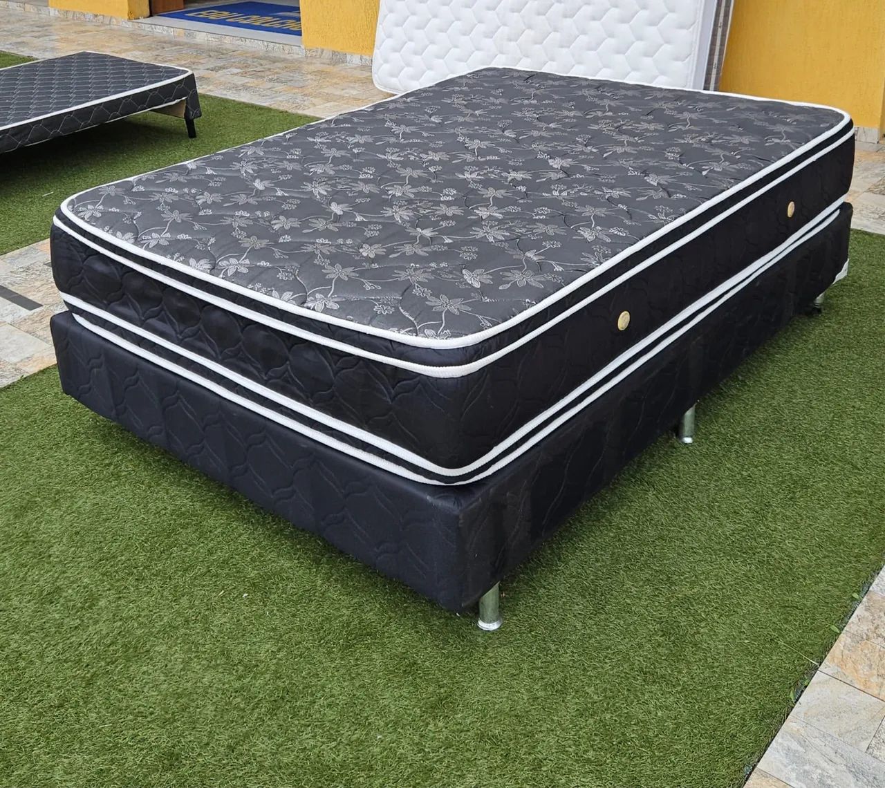 Cama Box Casal BLACK USADA - ENTREGO  - Foto 4