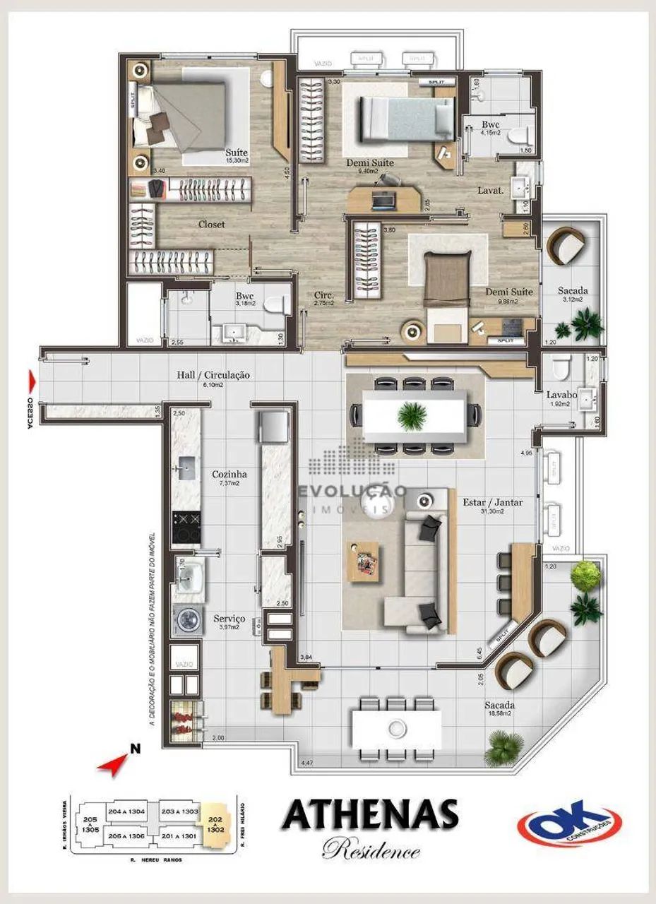 Apartamento de alto padrão entregue recentemente no coração de Campinas - Foto 2