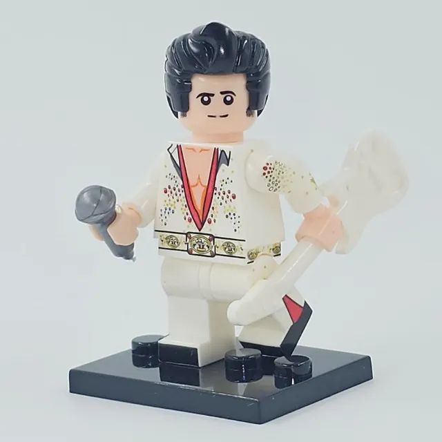 Boneco Marlie Moroe e Elvis Presley Lego Compatível - Foto 2