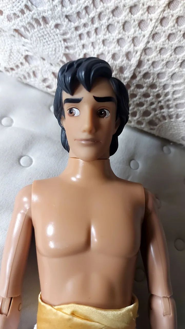 Boneco Aladdin Disney  ( usado) - Foto 5