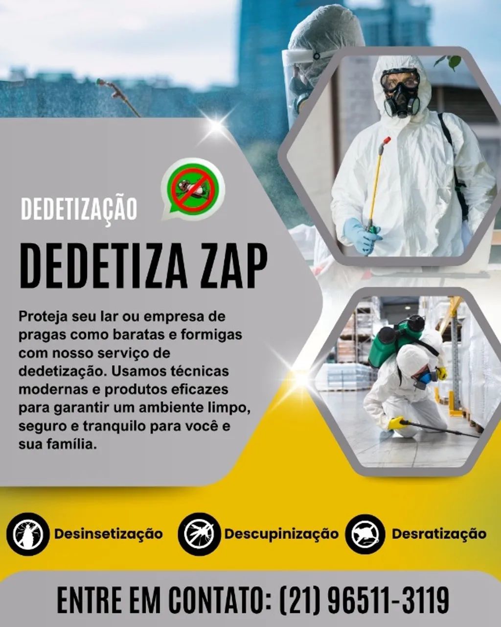 DETETIZAÇÃO E CONTROLE DE PRAGAS - Foto 4