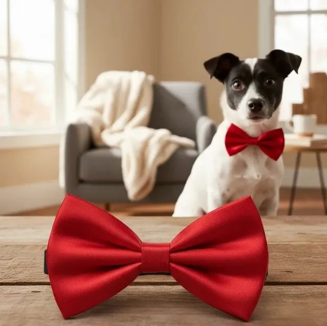 01 Gravata Gravatinha Borboleta Para Pet Cão Cachorro Gato - Foto 6