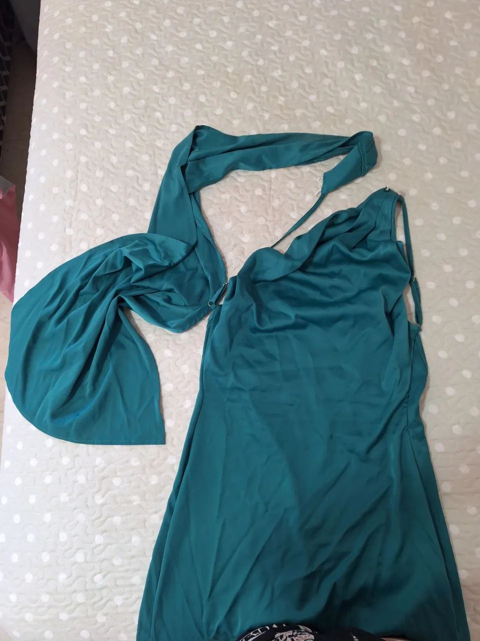 Vestido longo formal verde esmeralda - Foto 5