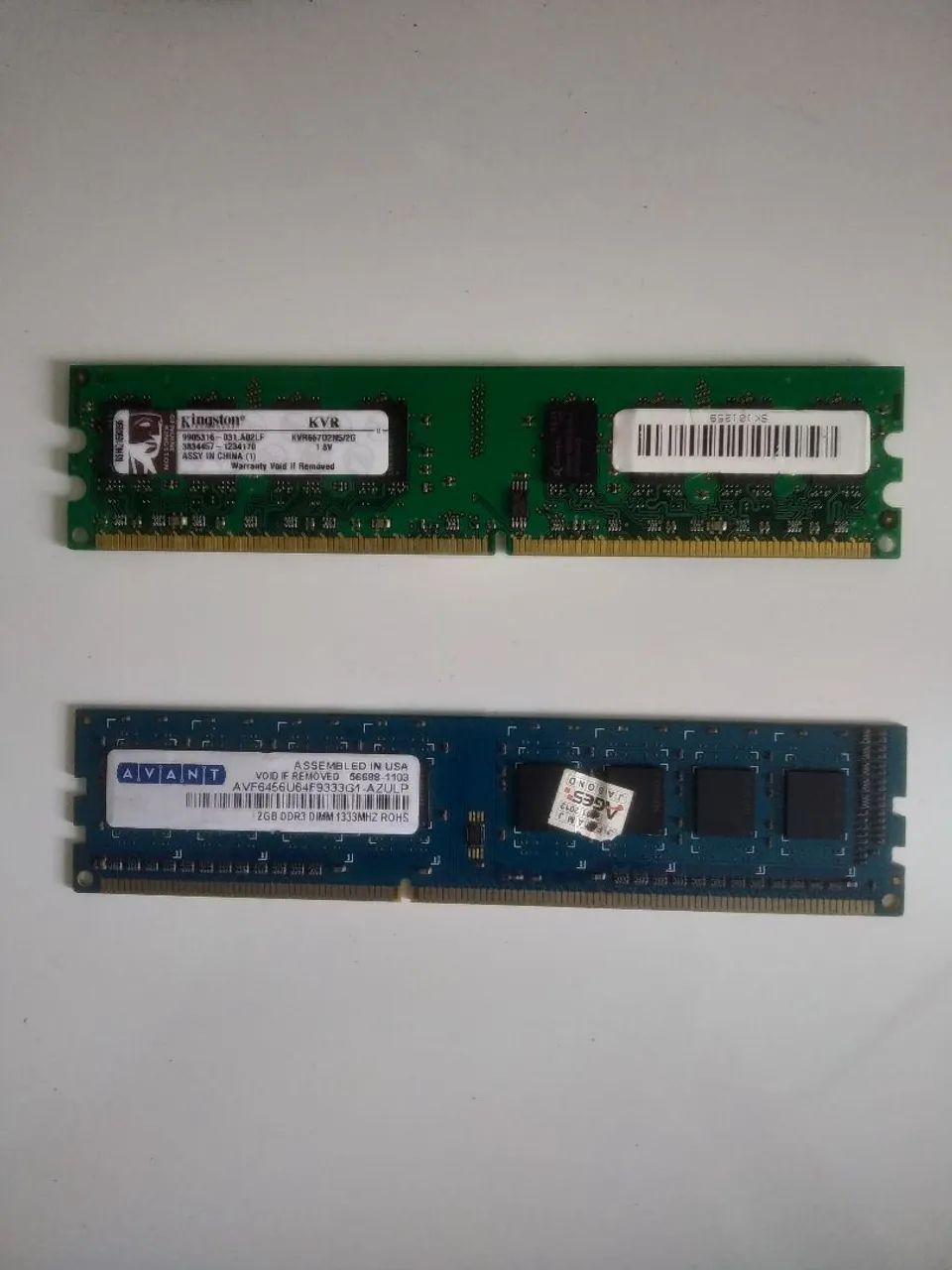 Kit com 3 Memórias Ram de 4 e 2  GB. - Foto 3