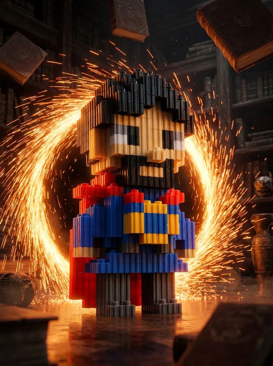 Boneco Blocos de Montar | Doutor Estranho 