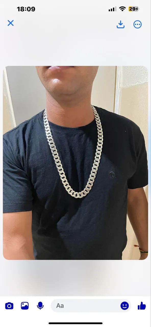 Corrente de prata 925 - Foto 3