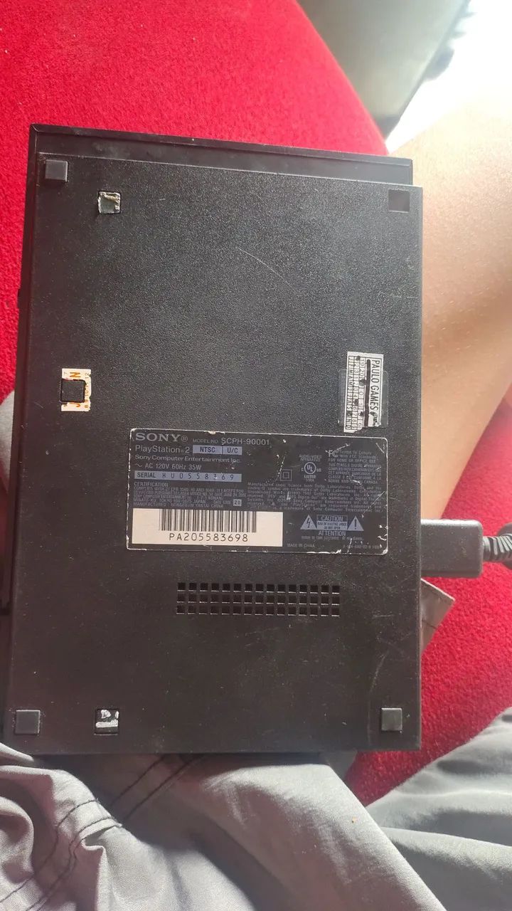PS2 (com defeito) pra retirada de peça e leitor original - Foto 3