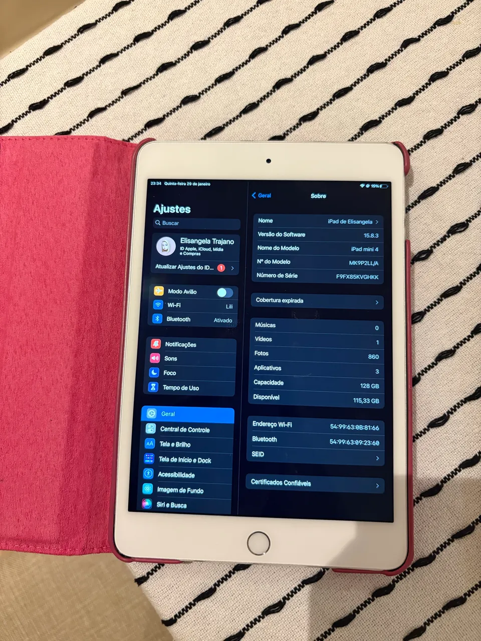mini ipad 4 128gb
