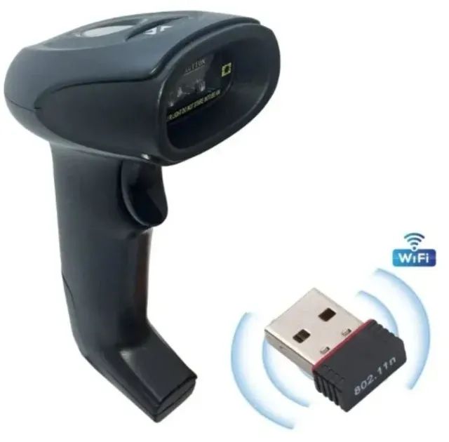 Leitor de código de barras 2D Sensor Laser, USB Sem Fio, LW200, Nonus - Foto 2