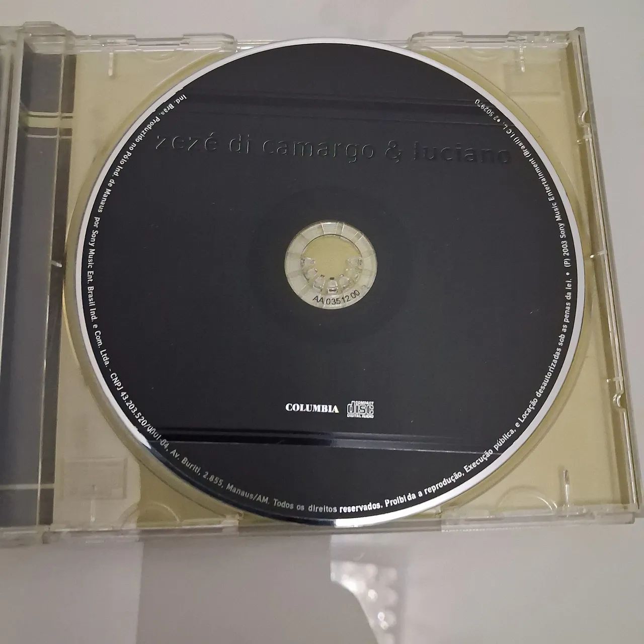 CD Zezé Di Camargo & Luciano - 2003 - Columbia - CDs, DVDs etc