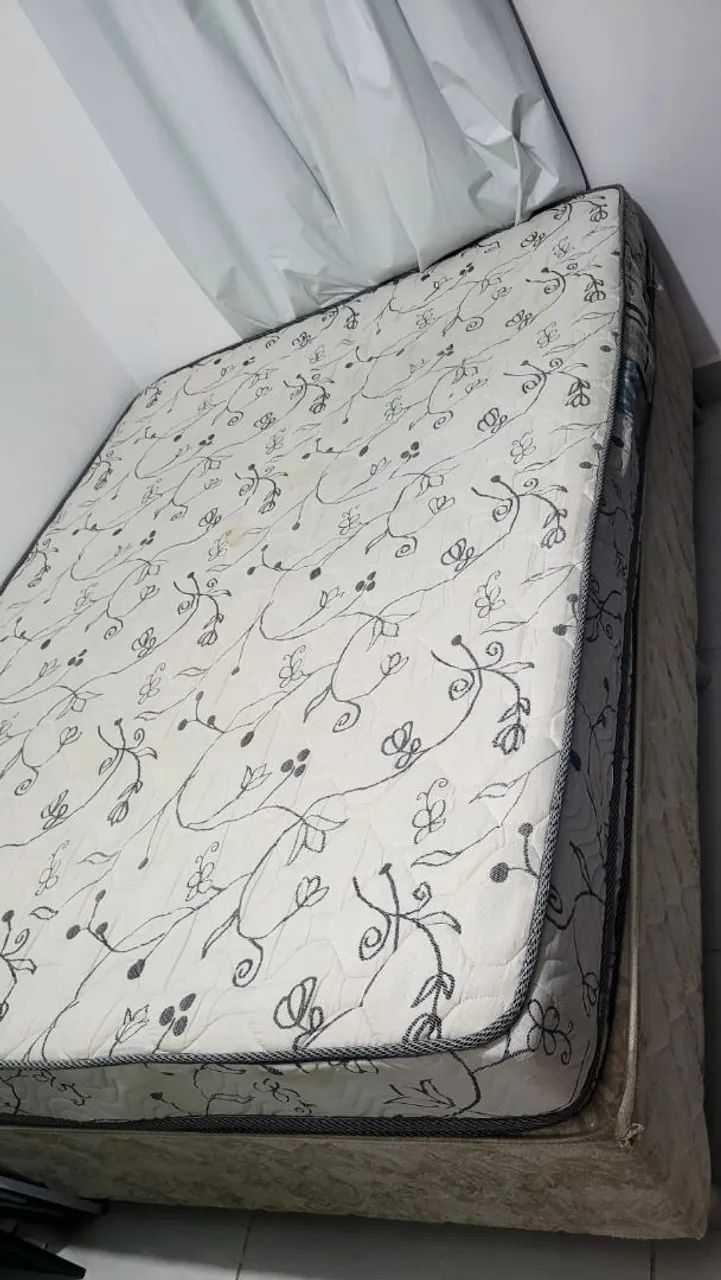 cama box e colchão 