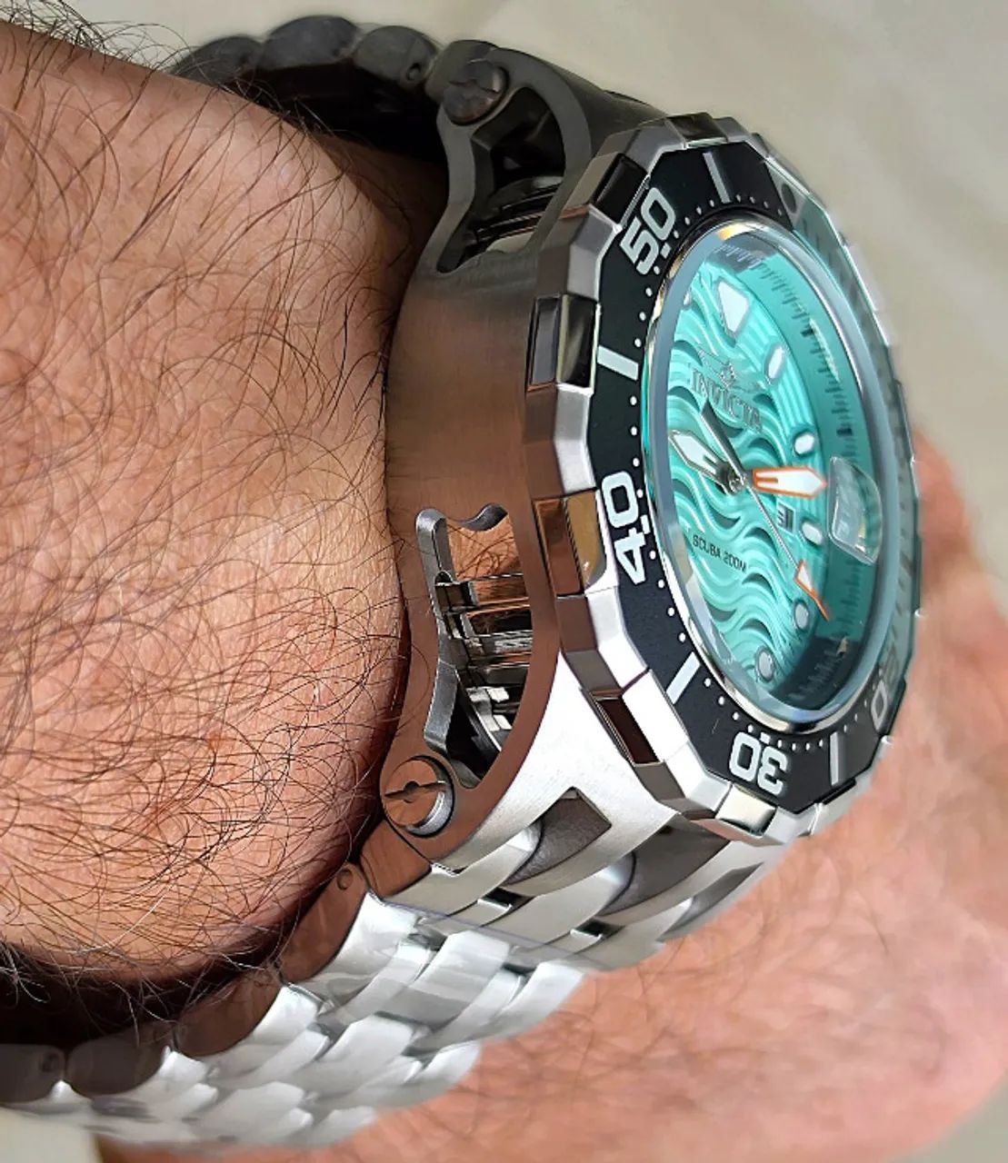 Relógio Invicta Pro Diver Waves Blue zerado na caixa - Foto 2