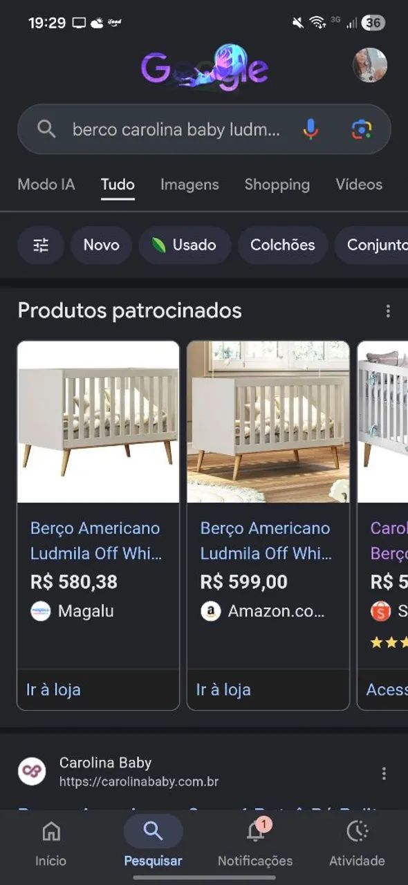 Vendo berço americano novo  - Foto 3