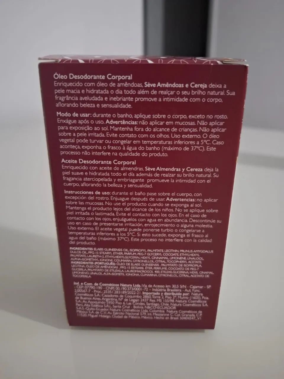 Óleo Corporal de Amêndoas e Cereja - Foto 2
