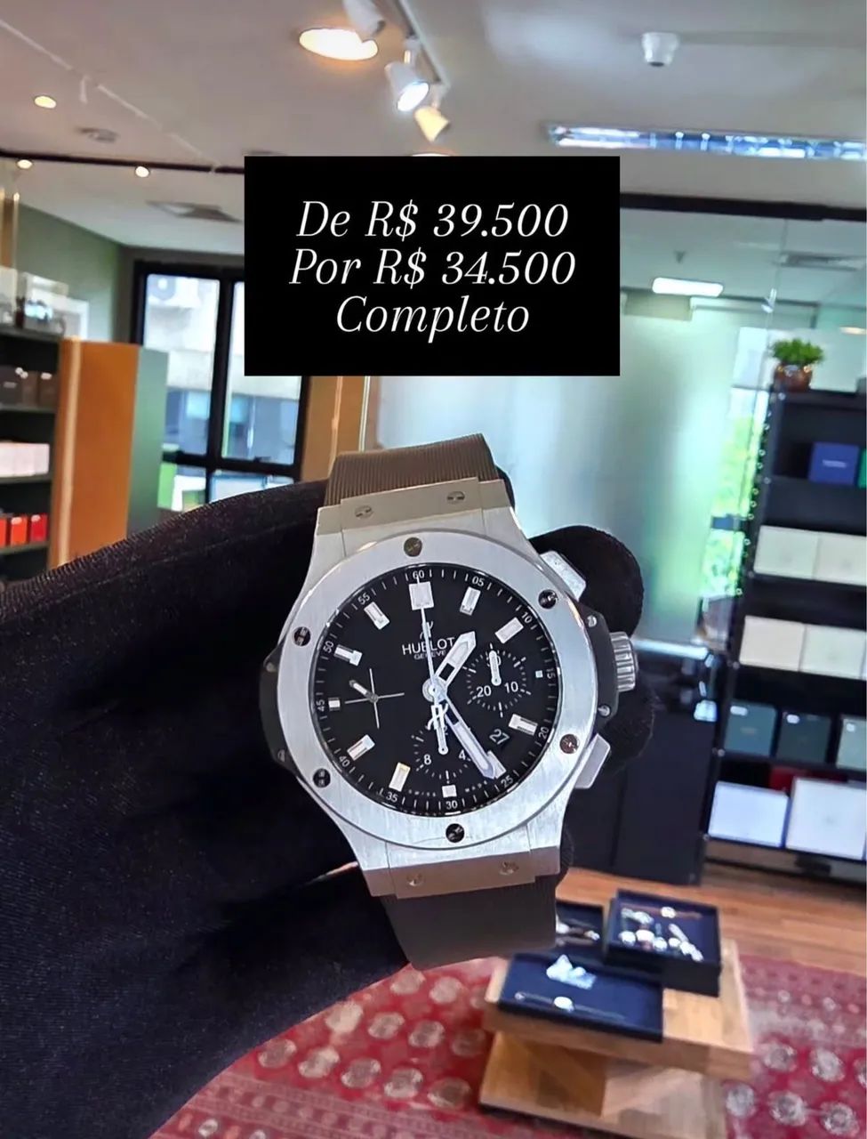 Relógio Hublot COMPLETO - Foto 2