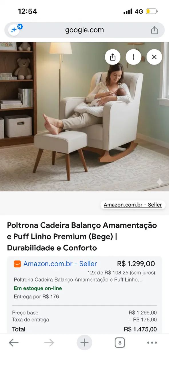 Poltrona de amamentação  - Foto 2
