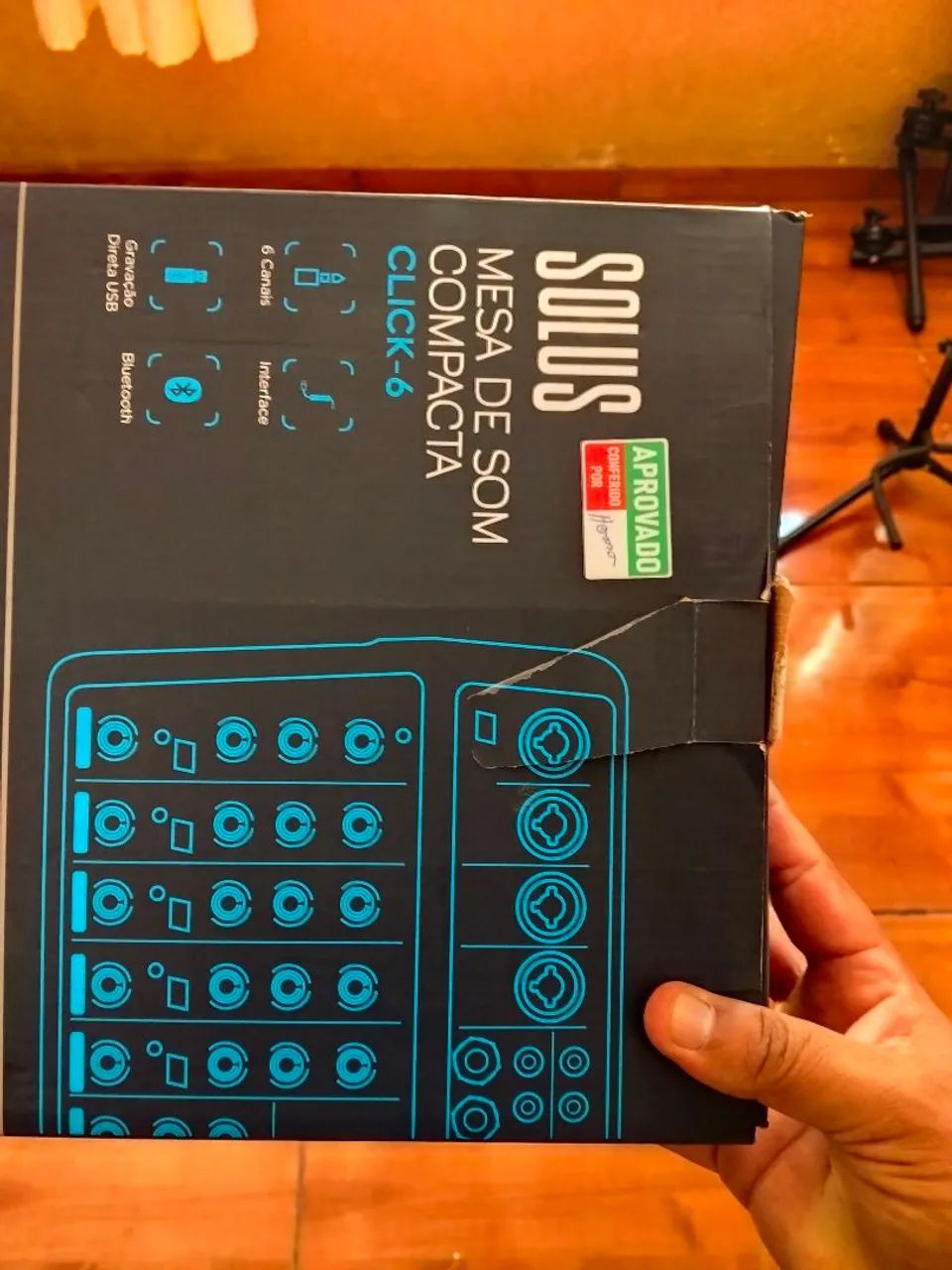 Mesa de som 6 canais - Foto 4