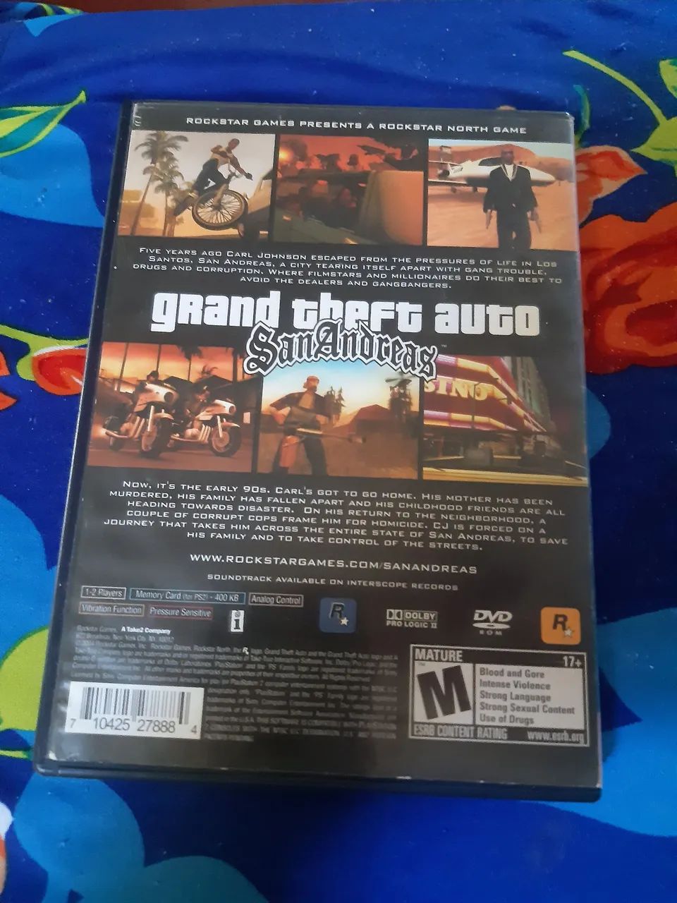 GTA SAN ANDREAS PS2 ORIGINAL - Foto 3