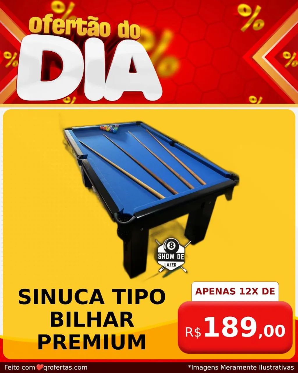 Sinuca Tipo Bilhar Premium Preta  - Foto 3